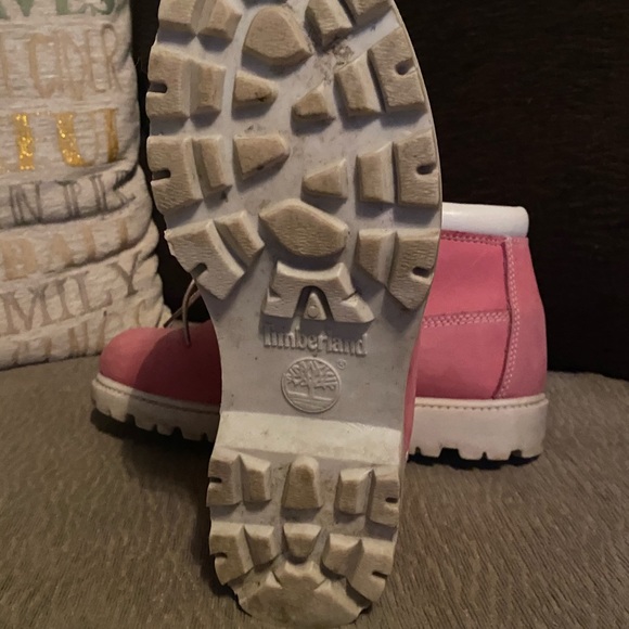 Pink Waterproof Timberland Boots - Picture 5 of 8